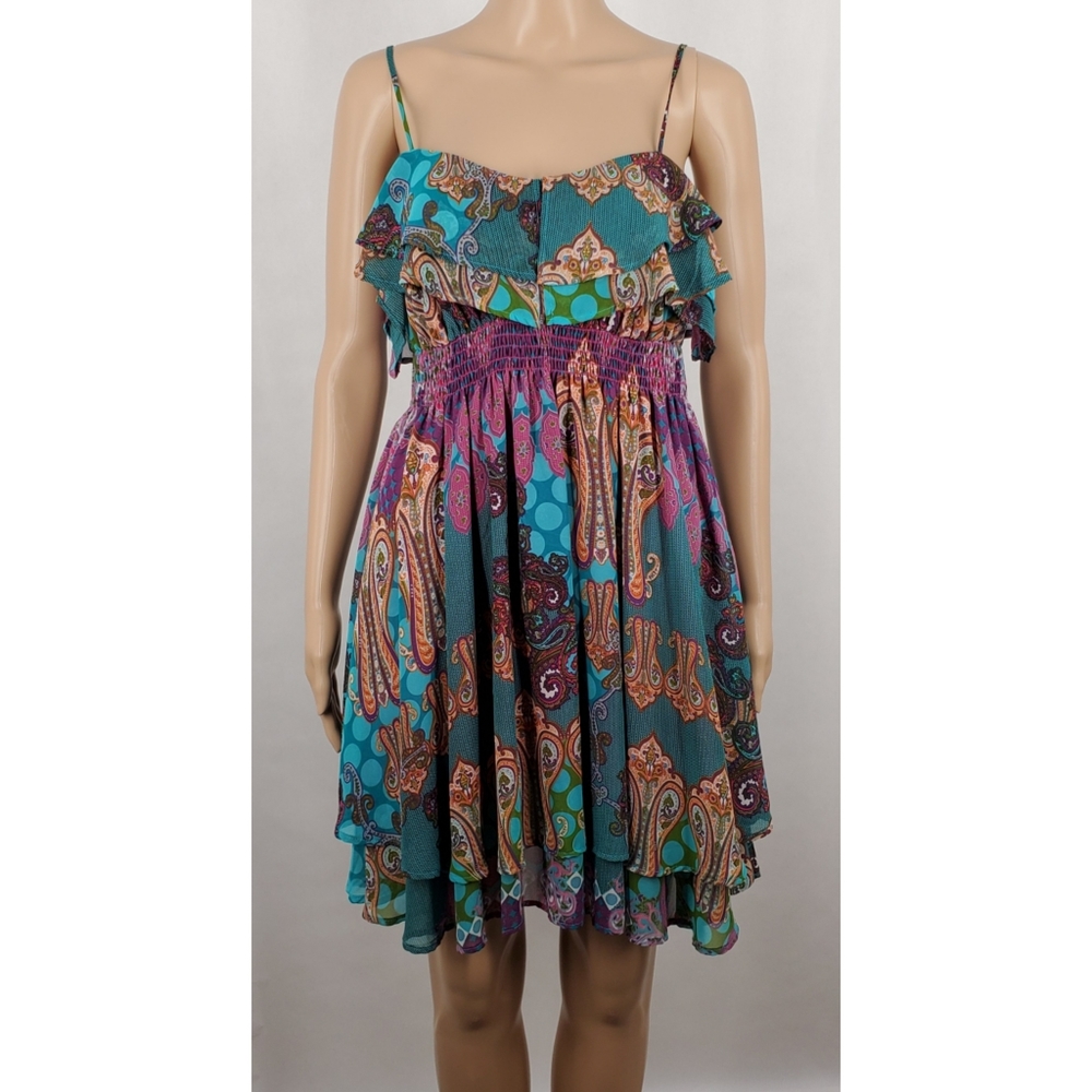 S-Twelve 🧚‍♀️ Gypsie Boho Tiered Ruffle Dress